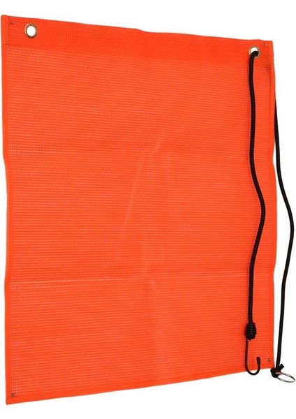 4pcs 18X18 Inç Örgü Güvenlik Bayrakları Turuncu Uyarı Bayrağı Bungee Güvenlik Bayrağı Iyi Görünürlük Hava Geçirmez Bayrak Gromets ile (Yurt Dışından)