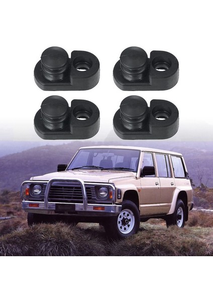 8pcs Kapı Anahtarı Kapağı 253685L300 Araba Kapı Kilidi Kapağı Değiştirme Aracı Nissan Devriyesi Gq Y60 Gu Y61 Sivil W41 (Yurt Dışından) fırsatları