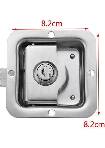 2x Paslanmaz Çelik Kamyon Rv Alet Kutusu Kilitler Römork Kapısı Kolu Mandal 4 Tuşlu Hırsızlık Önleyici Kürek Kilitleri (Yurt Dışından) fiyatları