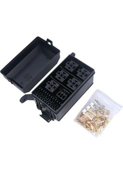 Sigorta-Röle Kutusu 5 Sigorta Tutucular 6 Röle Blok Tutucuları Sigorta-Blok 12V Sigorta Kutusu Araba (Yurt Dışından) fiyatları