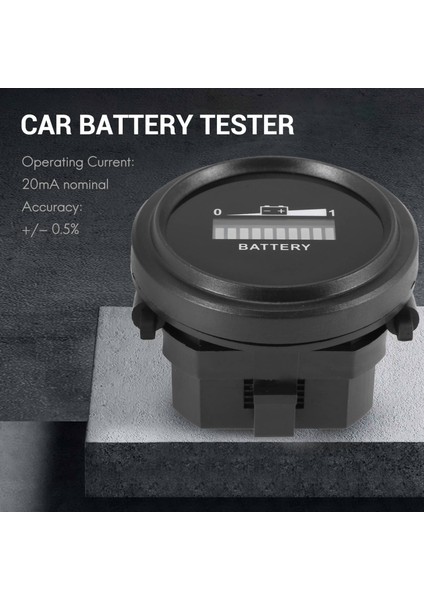 12V/24V/36V/48V/72V LED Dijital Pil Göstergesi Su Geçirmez Metre Göstergesi Go-Lf Ca-Rt Için (Yurt Dışından) modelleri