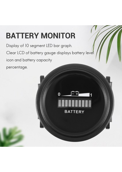 12V/24V/36V/48V/72V LED Dijital Pil Göstergesi Su Geçirmez Metre Göstergesi Go-Lf Ca-Rt Için (Yurt Dışından) indirimleri