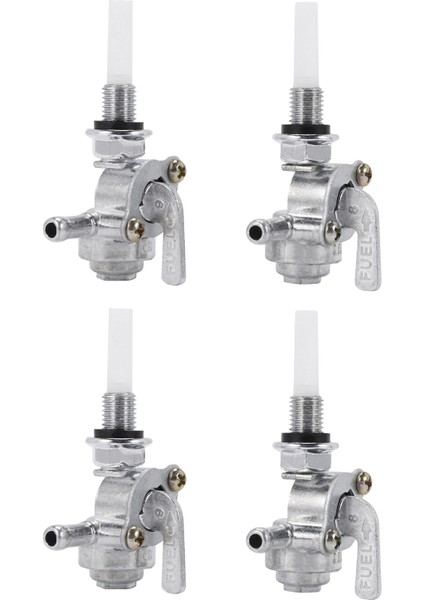 Jeneratör Gazmotor Yakıt Tankları Için 4x Evrensel Benzinli Musluk Benzin Anahtarı (Yurt Dışından)