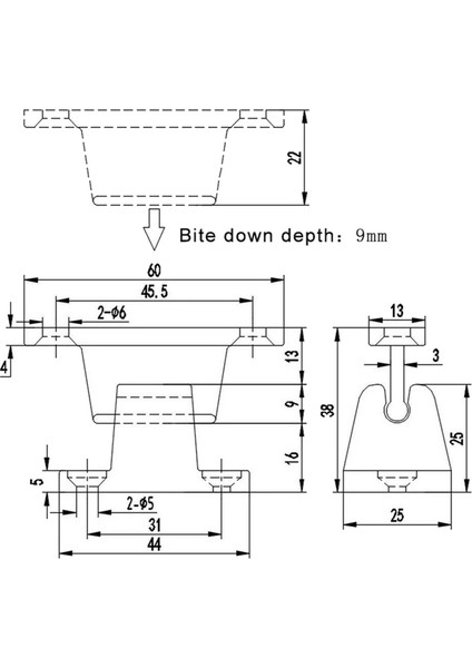 2x Kapı Tutma Kiti T Şekil Kapılı Rv Karayıcı Karaştırma Kablaşımı Durdurma Karaştırma Kapalı (Yurt Dışından) indirimleri