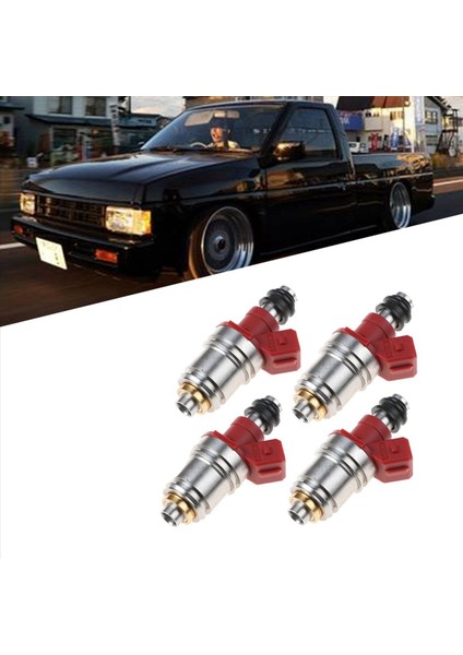 4pcs Hitachi Için Araç Yakıt Enjektörleri Nissan Pickup Için 16600-86G00 D21 2 4l 1990-1995 JS21-1/ FJ564/ FJ342 (Yurt Dışından) modelleri