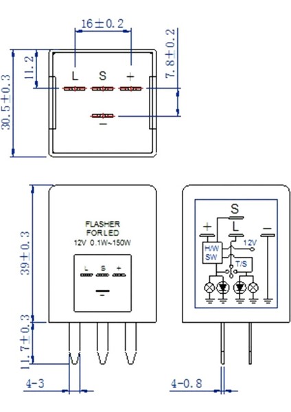 Jdm Astar Ep-29 LED Flaşör Röle Düzeltme Hiper Flash Turn Sinyal Kodlayıcı Ekolayzer (Yurt Dışından) modelleri