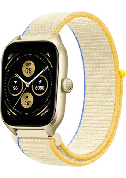 Newface Watch 22MM Hasırlı Cırtcırtlı Kordon - Beyaz