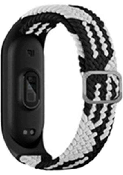 Newface Xiaomi Mi Band 4 Star Kordon - Siyah-Beyaz
