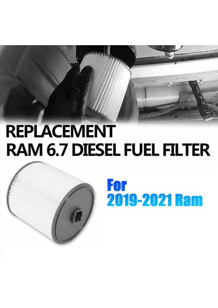 2x 68436631AA Dodge Için Yakıt/su Seperator Filtresi 2019-2021 Ram 2500 3500 4500 6 7l Cummins Turbo Dizel (Yurt Dışından) fırsatları