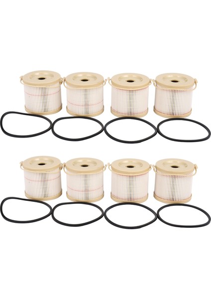 8pcs 2010 Pm 2010 Tm Filtre Elemanları 500FG Yakıt Motoru Yakıt Su Ayırıcı Yedek Kamyon Kiti (Yurt Dışından)