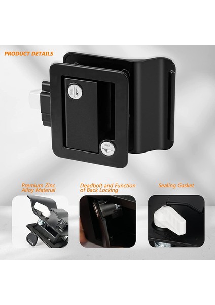 Rv Seyahat Römork Giriş Kapısı Kilidi Kürek Çekiçli Kamp Kapı Mandalı Kargo Hauler At Römork Kamyonu Için Rv Sap (Yurt Dışından) indirimleri