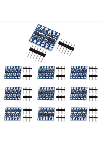 20PCS 4 Kanal Iıc Iıc I2C Mantık Seviye Dönüştürücü Iki Yönlü Modül 3 3V Ila 5V Vites Değiştirici (10 Paketi) (Yurt Dışından) modelleri