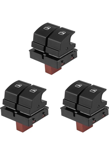 3x Elektrikli Güç Penceresi Anahtarı Düğmesi 1Z0959858 Skoda Fabıa Için Uyum 2 Octavia 1z Roomster (Yurt Dışından)