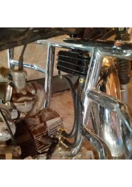 Alüminyum Evrensel Motosiklet Yağı Soğutucu Soğutucu Radyatör Yağı Soğutucu Seti 158MM Siyah (Yurt Dışından) fiyatları