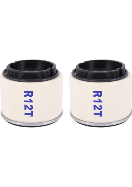 2x R12T Yakıt /su Ayırıcı Filtre Motoru 40R 120AT S3240 Npt Zg1 /4-19 Parçaları Komple Combo Filtre Kartuşu (Yurt Dışından)