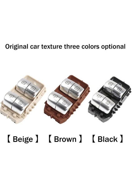 Siyah Pencere Kaldırıcı Kontrol Düğmesi Sunroof Switch 2229051505 Mercedes-Benz Için W222 S550E S600 2014-2020 (Yurt Dışından)