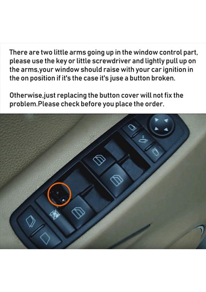 8x Pencere Anahtarı Düğmesi Mercedes-Benz ml Gl R Sınıfı W164 X164 W251 Power Pıska Master Anahtarı Onarım Düğmesi (Yurt Dışından) fiyatları