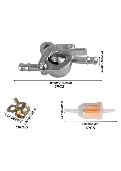 Küçük Motorlar Için Yakıt Hattı Hortum Kiti Scooterlar Atvs Mini Bisikletler Go-Karts Snowmobile Motosiklet Gaz Yakıt Hattı Hortumu (Yurt Dışından) fiyatları