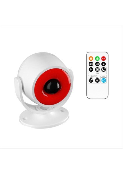 Iç Mekan Ses ve Hafif Kızılötesi Alarm Insan Vücudu Indüksiyon Dedektörü Hırsızlık Önleme Alarmı Kızılötesi Dedektör Uzaktan Kumanda (Yurt Dışından)