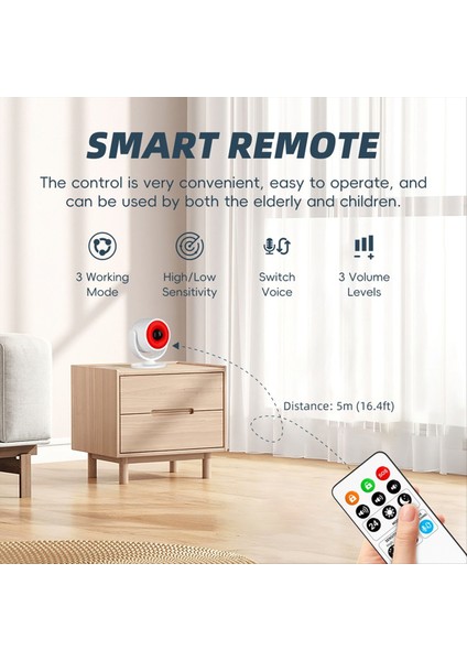 Iç Mekan Ses ve Hafif Kızılötesi Alarm Insan Vücudu Indüksiyon Dedektörü Hırsızlık Önleme Alarmı Kızılötesi Dedektör Uzaktan Kumanda (Yurt Dışından) fırsatları