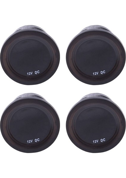 4x Su Geçirmez DC12V Rd Dijital Voltmetre Üç Kablo Araç Motosikletler Tekne Arabaları Voltaj Paneli LED Ekran Rengi (Yurt Dışından)