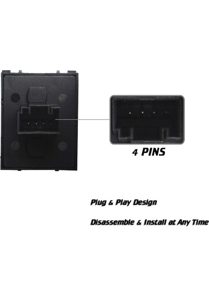 Araba Güç Penceresi Anahtarı Düğmesi Volkswagen Golf Eos Gtı Tavşan B6 2006-2013 5K3959857 5K3959857A (Yurt Dışından) modelleri