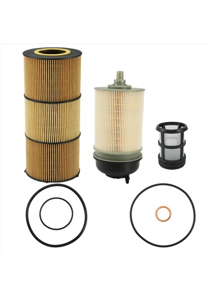 Donaldson Detroit Dizels Freightliner Için Conta ile Kamyon Motoru Yağı Yakıt Filtresi LF17511 PF9908 (Yurt Dışından)