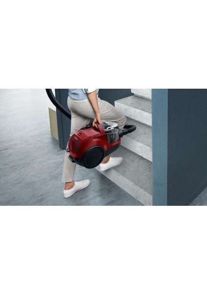 VSX21A300 550 W Toz Torbasız Elektrikli Süpürge Kırmızı