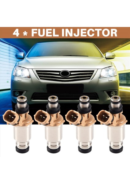 4pcs/lot 23250-16150 Toyota Corolla AE110 4AFE 5AFE 23209-16150 Için Yakıt Enjektör Nozeti (Yurt Dışından) modelleri