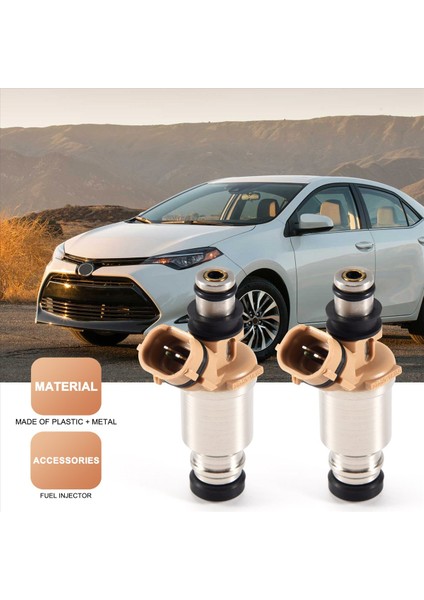 4pcs/lot 23250-16150 Toyota Corolla AE110 4AFE 5AFE 23209-16150 Için Yakıt Enjektör Nozeti (Yurt Dışından) fırsatları