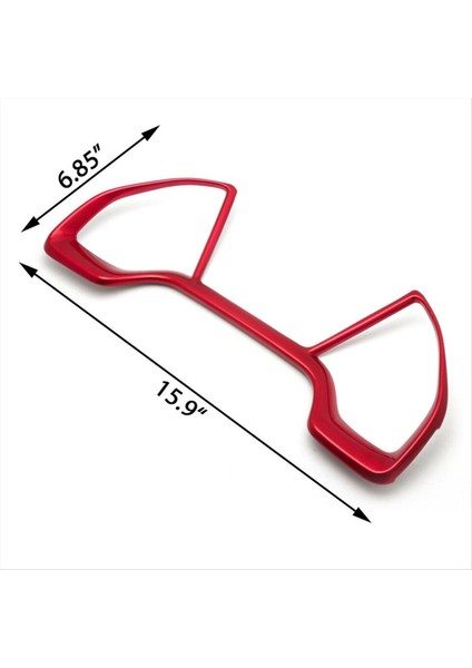 Honda Civic Için 2016-2019 10 Abs Kırmızı Iç Gösterge Tablosu Frame Panel Kapak Trims (Yurt Dışından) modelleri