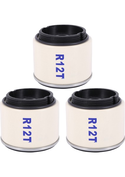 3x R12T Yakıt /su Ayırıcı Filtre Motoru 40R 120AT S3240 Npt Zg1 /4-19 Otomotiv Komple Combo Filtre Kartuşu (Yurt Dışından)