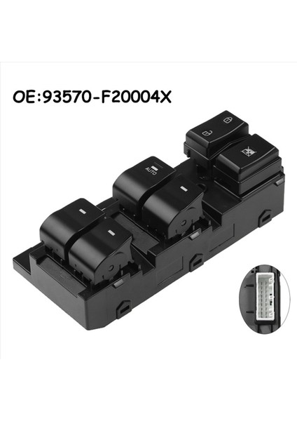 Hyundai Elantra Için 2x Master Elektrikli Güç Penceresi Anahtarı 2017-2020 93570-F20004X 93570F20004X (Yurt Dışından) fırsatları