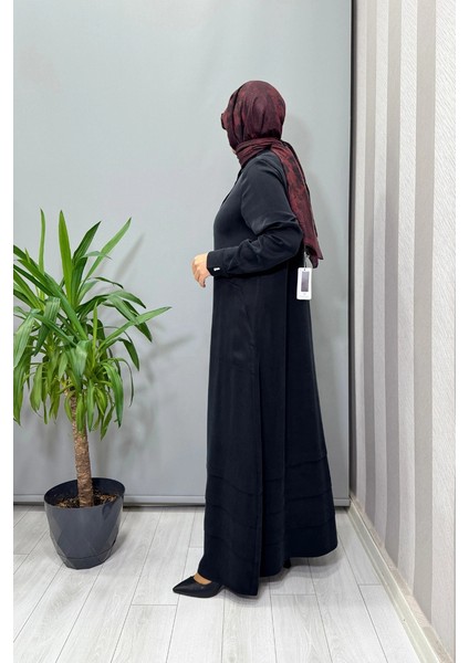 Cupro Ipek Elbise Siyah T26K-4024 fiyatları