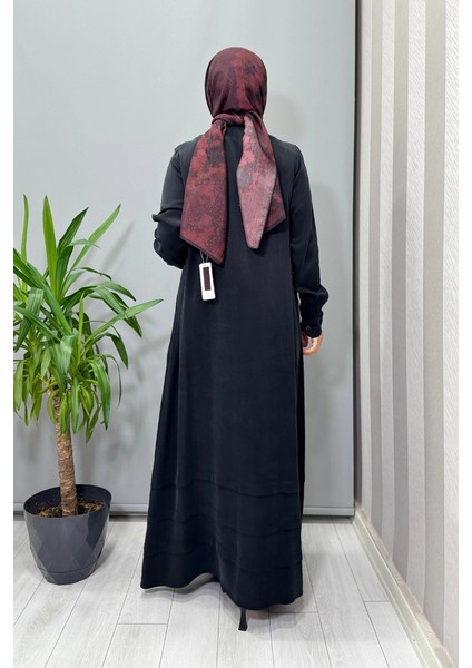 Cupro Ipek Elbise Siyah T26K-4024 modelleri