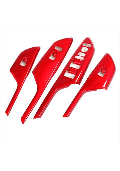 Araba Kapısı Pencere Asansör Anahtarı Düğmesi Kapak Paneli Trim Çerçeve Honda Civic Için Sol El Sürücüsü 10TH 2016-2019 (Yurt Dışından)