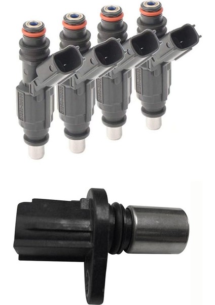 5 Pcs Araç Aksesuarları Toyota Avensis Corolla Için 4 Pc Yakıt Enjektör Nozeti 99-04 ve 1 Pcs Eksantrik Mili Konum Sensörü Cps (Yurt Dışından)