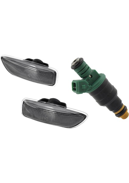 1 Adet Bmw &amp 1 Çift Araç Çamurluk Ön Yan Işaretçi Işığı Sol/sağ Turn Sinyal Işığı (Yurt Dışından)