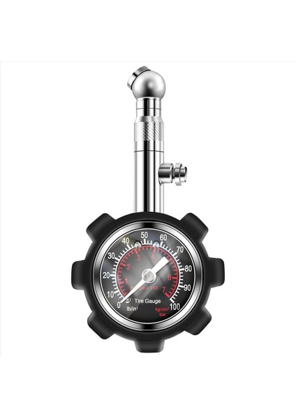 Car 100PSI Çok Function Lastik Basınç Göstergesi Lastik Basınç Izleme Ölçer Lastik Basınç Göstergesi (Yurt Dışından)