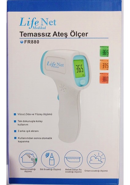 Temassız Dijital Ateş Ölçer. Termometre Süt, Nesne, Banyo Su Sıcaklığı, Oda Sıcaklığı Da Ölçümü fırsatları