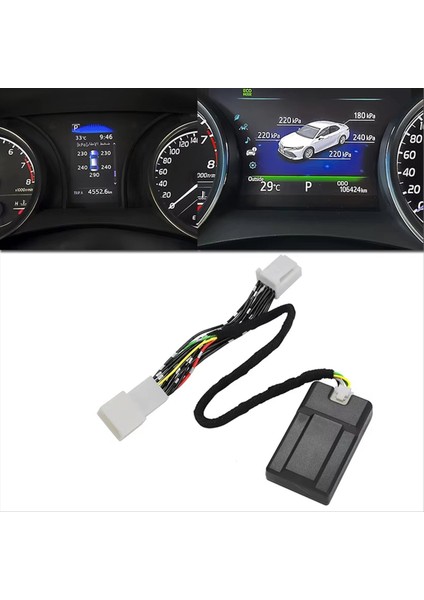 Toyota Camry Için 2018-2023 Rav4 Corolla 2019-23 Tpms Tire Dijital LCD Ekran Otomatik Güvenlik Alarm Lastik Basınç Monitörü (Yurt Dışından) indirimleri