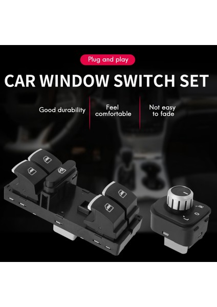 7pc Pencere Far Far Yakıt Gaz Anahtarı Golf Mk 5 6 Jetta Için Passat Tiguan Için (Yurt Dışından) indirimleri