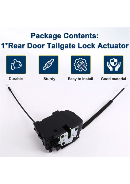 Yeni 5801556828 Iveco Daily Mk6 2014-2020 Araba Bagaj Bagajı Aktüatör Arka Bagaj Kilit Mandal Montajı (Yurt Dışından) fırsatları