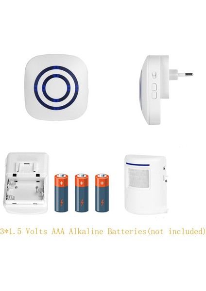 Kapı Zil Kablosuz Iş Kapısı Hareket Sensörü Dedektörü Akıllı Ziyaretçi Kapı Zili Ev Güvenlik Araba Yolu Alarmı (Yurt Dışından) indirimleri