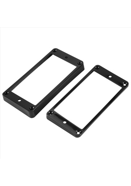 2 Adet Düz Humbucker Pikap Montaj Halkası Çerçevesi Abs Elektro Gitar Için (Yurt Dışından)