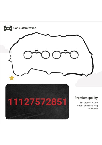 07-12 Mini Cooper S 1 6l Turbo 11127572851 Için Valf Kapağı Contası (Yurt Dışından) indirimleri