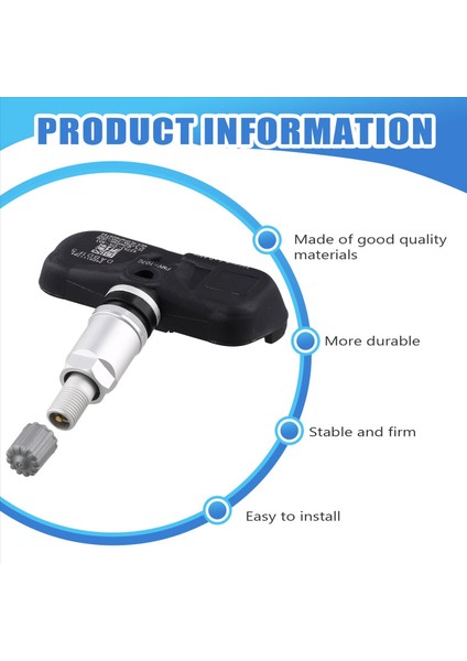 Honda Pilot 42753-STK-A01 Için Lastik Basınç Monitör Sensörü Tpms (Yurt Dışından) modelleri