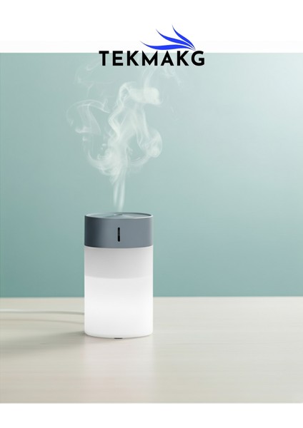 260ML Kapasiteli Portatif Hava Nemlendirici, Usb'li Soğuk Buhar Makinesi, 4-6 Saat Çalışma, Gece Lambası Özellikli fiyatları