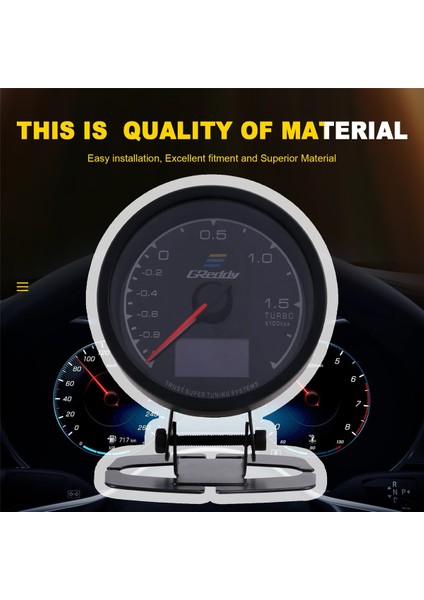 LCD Dijital Ekran Araç Göstergesi Otomobil Türbini Izleme Yağ Sıcaklığı Araba Göstergesi Türbin Ölçer (Yurt Dışından) indirimleri