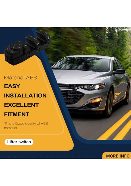 Araba Penceresi Cam Kaldırıcı Anahtarı Ön Chevrolet Malibu Xl Equinox Bolt Ev 84587888 26217993 (Yurt Dışından) indirimleri